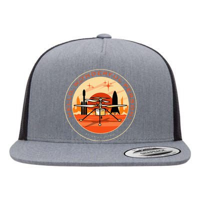 Wonderful Person On Mars Flat Bill Trucker Hat