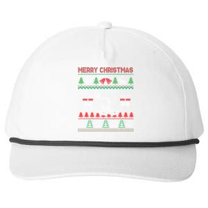 Water Polo Player Santa Tree Xmas Gift Snapback Five-Panel Rope Hat