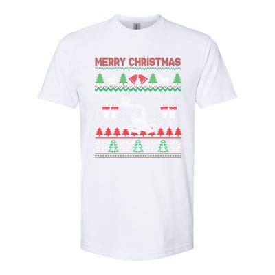 Water Polo Player Santa Tree Xmas Gift Softstyle® CVC T-Shirt