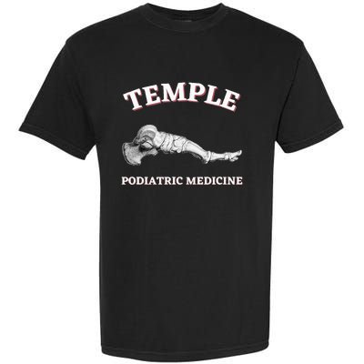 Wo Podiatry Podiatrist Podiatric Medicine Temple Garment-Dyed Heavyweight T-Shirt