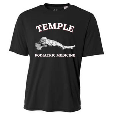 Wo Podiatry Podiatrist Podiatric Medicine Temple Cooling Performance Crew T-Shirt