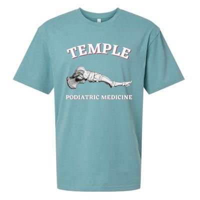 Wo Podiatry Podiatrist Podiatric Medicine Temple Sueded Cloud Jersey T-Shirt