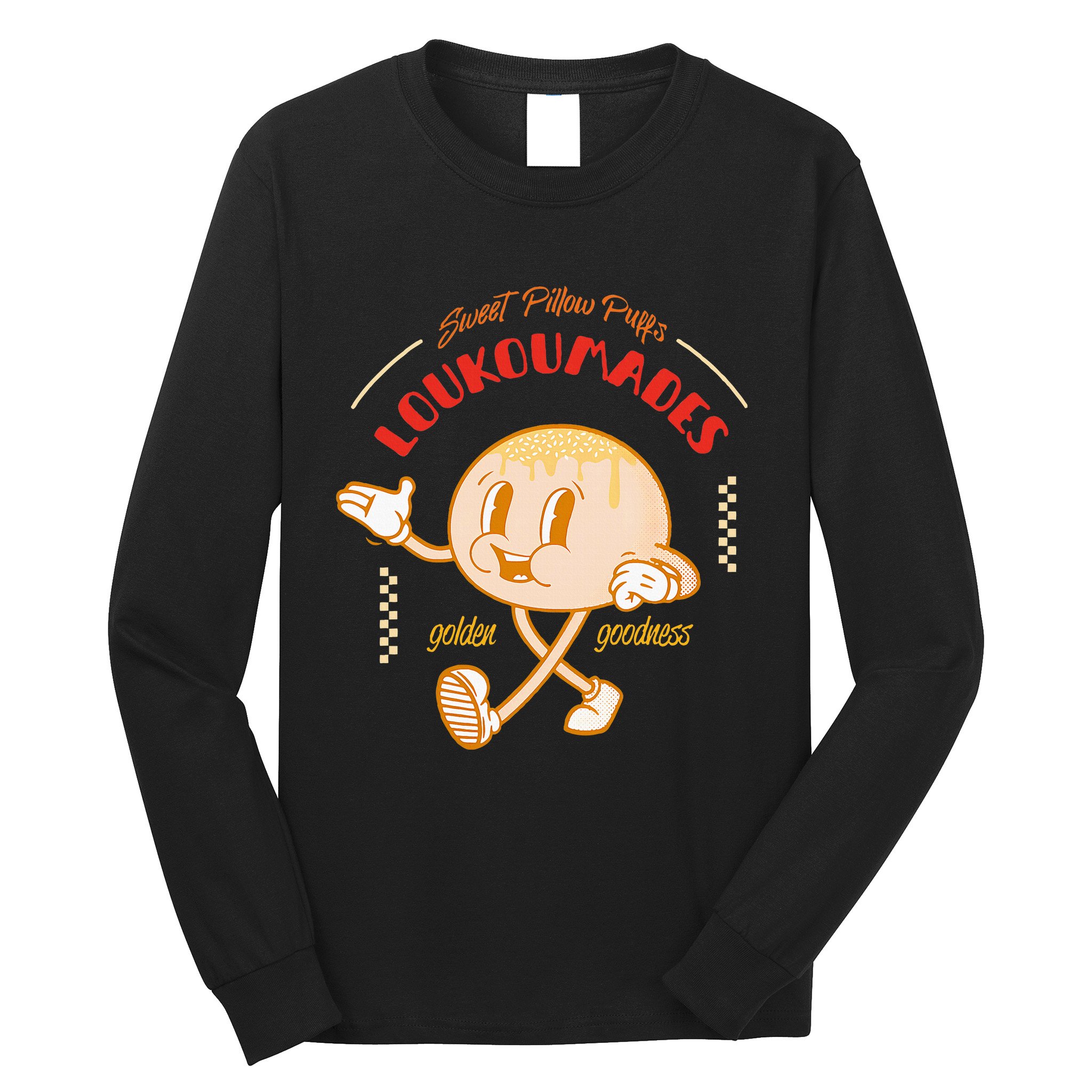 Weet Pillow Purrs Loukoumades Golden Goodness Long Sleeve Shirt