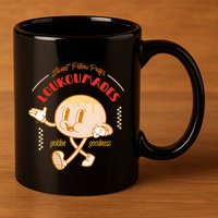 Weet Pillow Purrs Loukoumades Golden Goodness 11oz C Handle Ceramic Mug