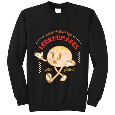 Weet Pillow Purrs Loukoumades Golden Goodness Tall Sweatshirt