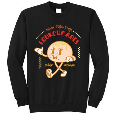 Weet Pillow Purrs Loukoumades Golden Goodness Tall Sweatshirt