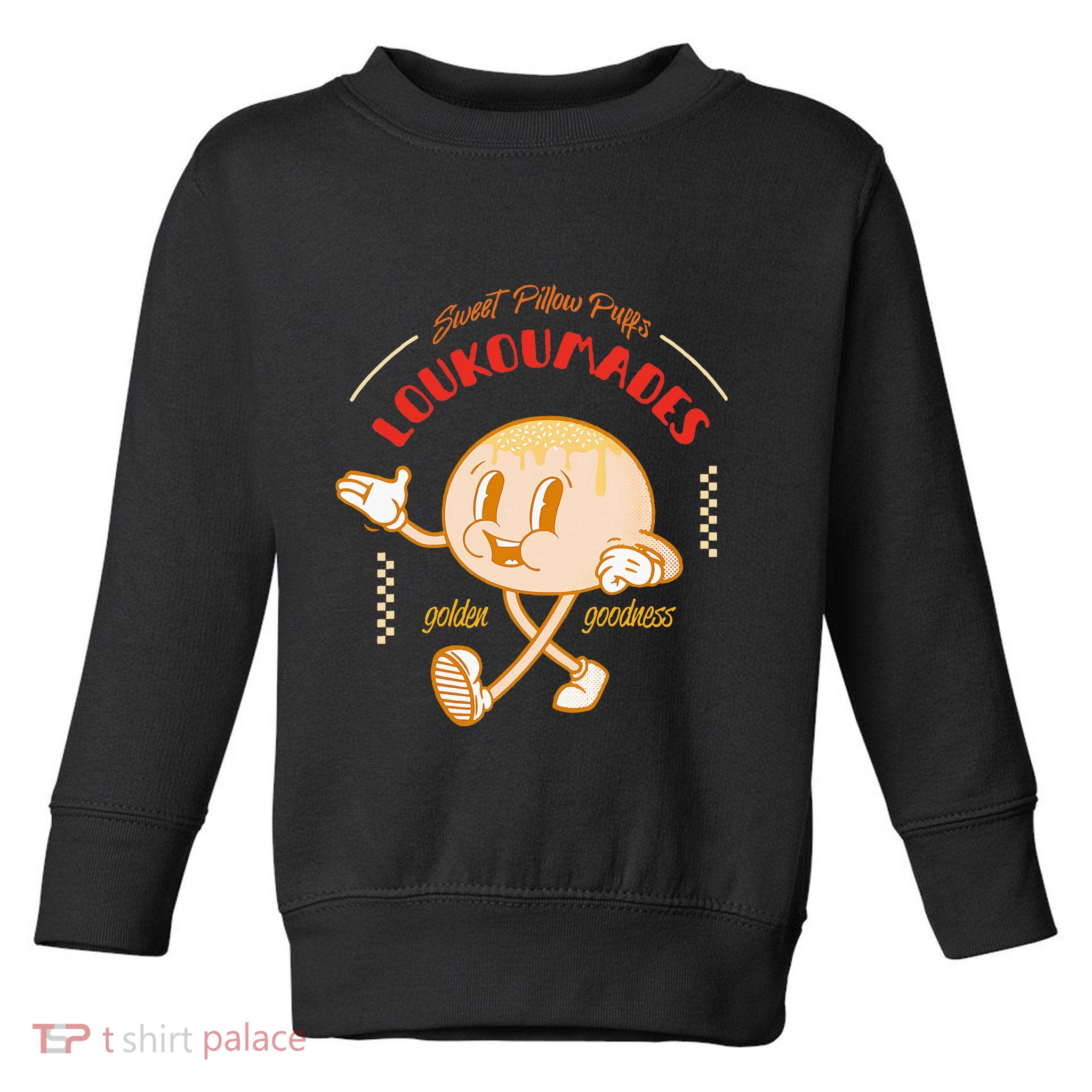 Weet Pillow Purrs Loukoumades Golden Goodness Toddler Sweatshirt