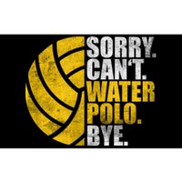 Water Polo Player Sorry Cant Waterpolo Bye Bumper Sticker