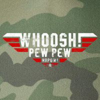 Whoosh! Pew Pew Funny Logo Legacy Tie Dye Trucker Hat