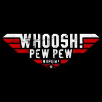 Whoosh! Pew Pew Funny Logo City Backpack