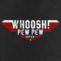 Whoosh! Pew Pew Funny Logo 25L Jumbo Tote