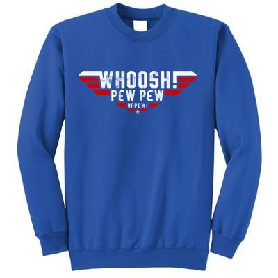 Whoosh! Pew Pew Funny Logo Sweatshirt