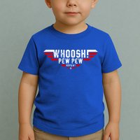 Whoosh! Pew Pew Funny Logo Toddler T-Shirt
