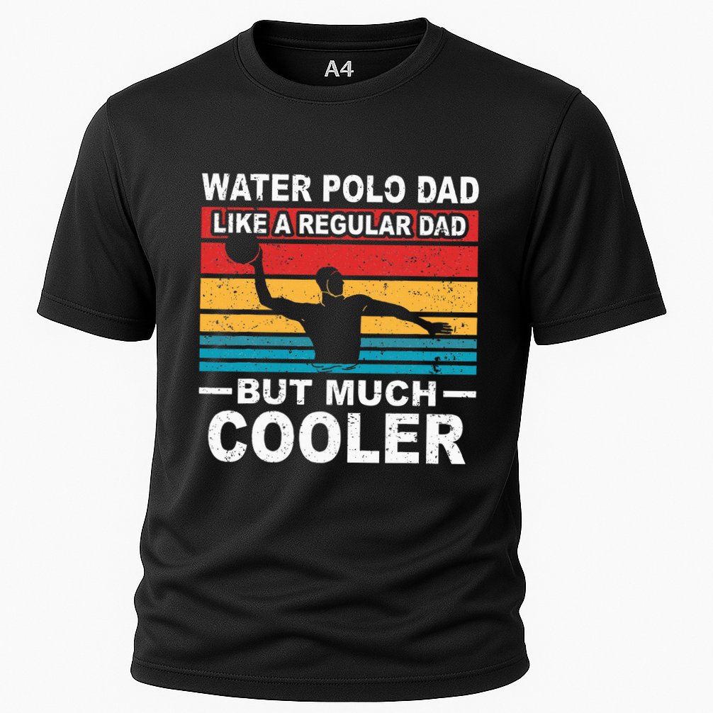Water Polo Player Father Water Polo Sport Dad Cooling Performance Crew T-Shirt