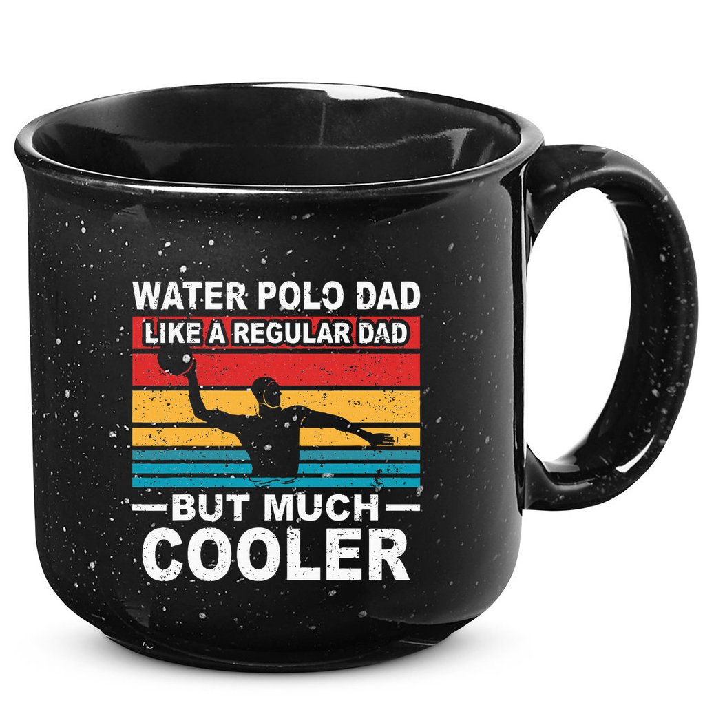 Water Polo Player Father Water Polo Sport Dad 15oz Campfire Ceramic Mug