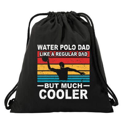 Water Polo Player Father Water Polo Sport Dad Drawstring Bag