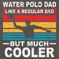 Water Polo Player Father Water Polo Sport Dad Cotton Canvas Backpack