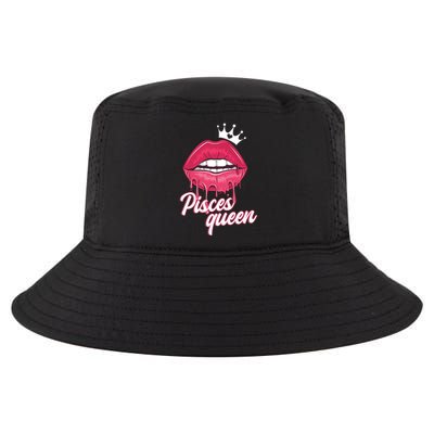 Wo Pisces Queen Pisces Zodiac Sign Gift Cool Comfort Performance Bucket Hat