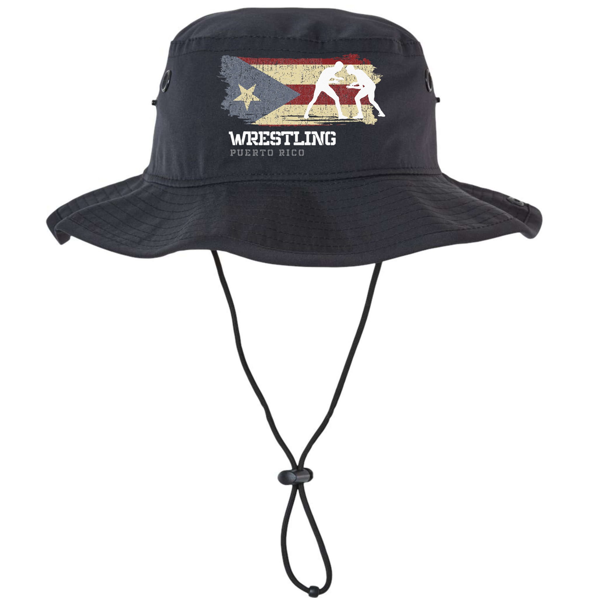 Wrestling Puerto Rico Combat Sports Player Wrestling Bucket Hat