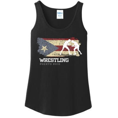 Wrestling Puerto Rico Combat Sports Player Wrestling Ladies Essential Tank