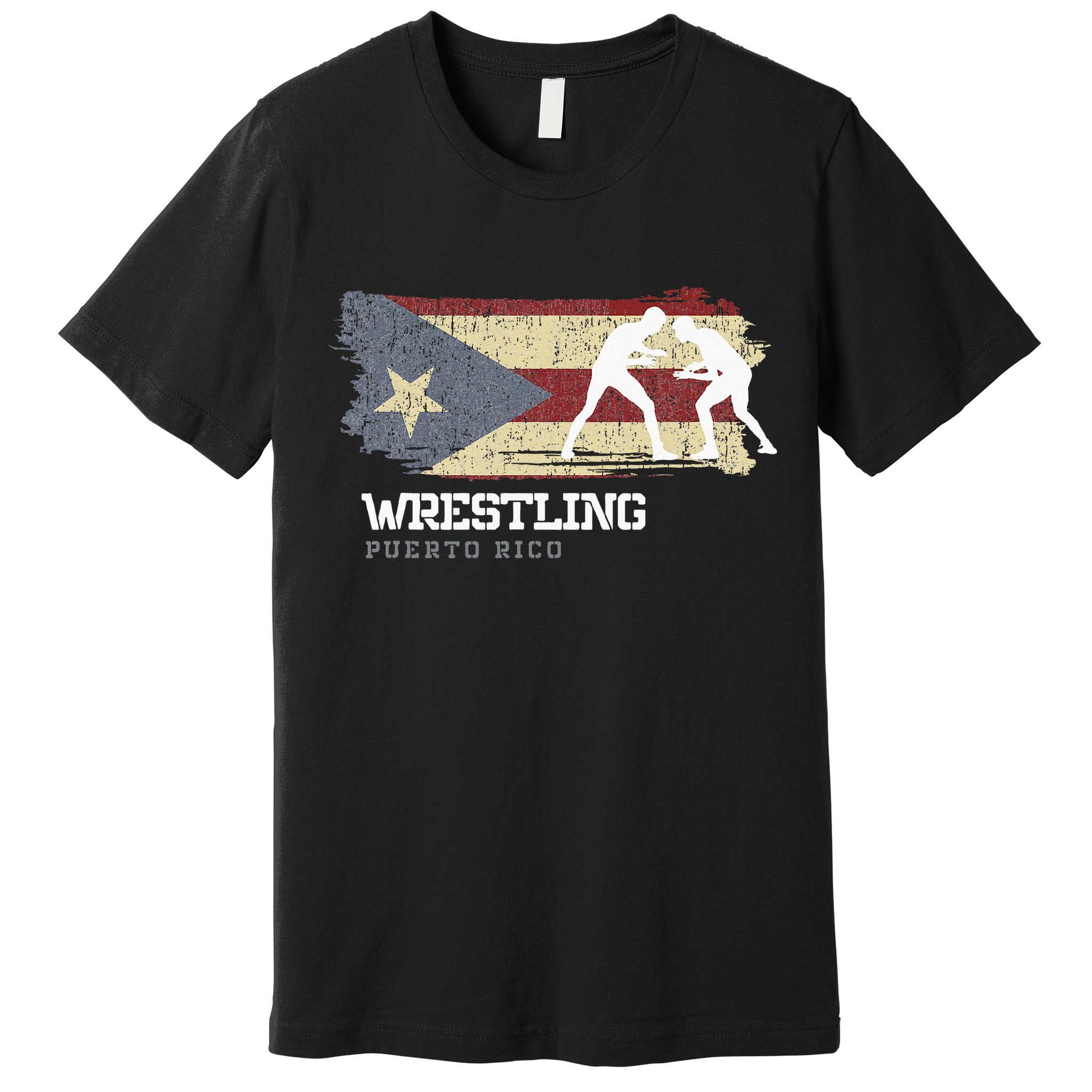 Wrestling Puerto Rico Combat Sports Player Wrestling Premium T-Shirt