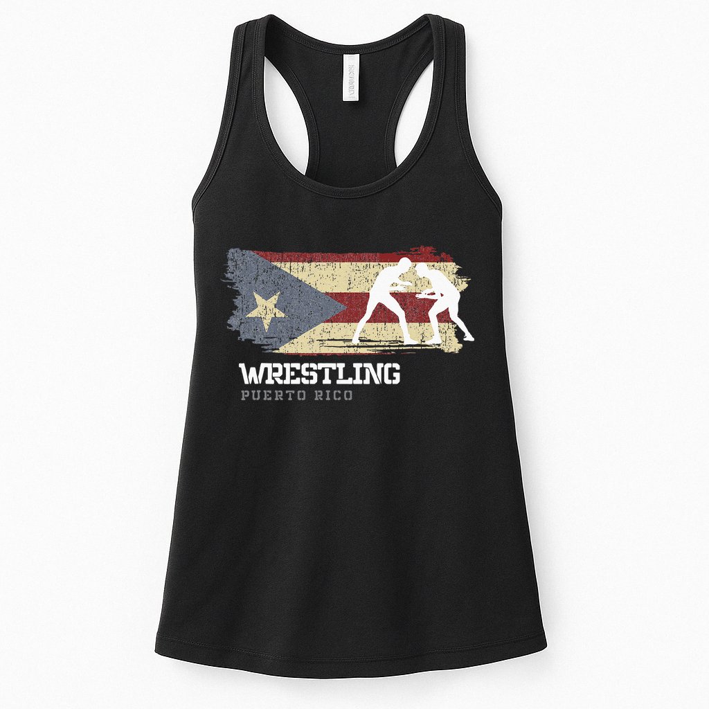 Wrestling Puerto Rico Combat Sports Player Wrestling Womens Tank Top