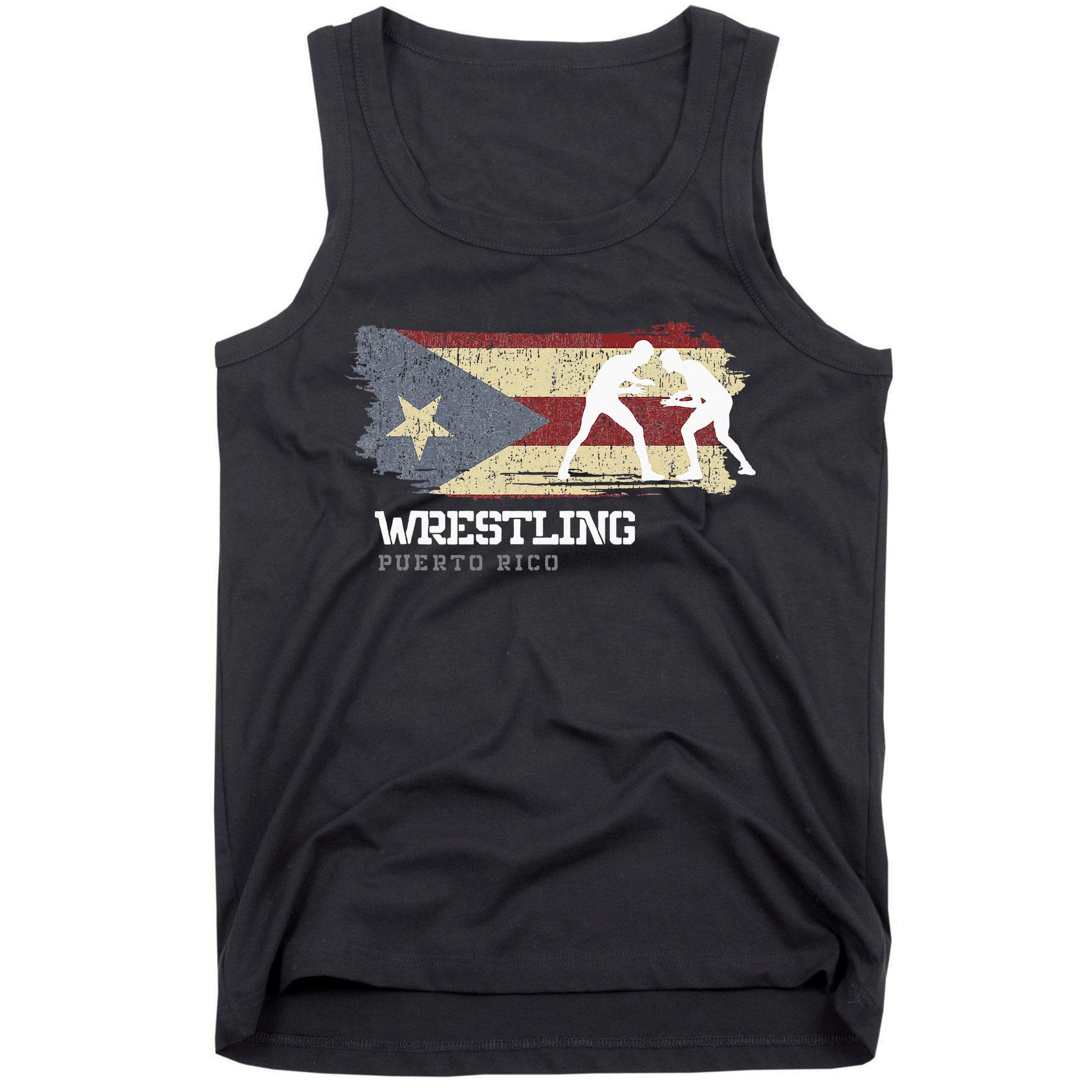 Wrestling Puerto Rico Combat Sports Player Wrestling Tank Top