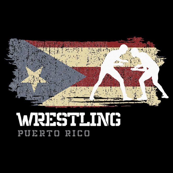 Wrestling Puerto Rico Combat Sports Player Wrestling Toddler T-Shirt