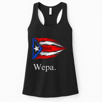 Wepa Puerto Rico Vintage Flag Womens Tank Top