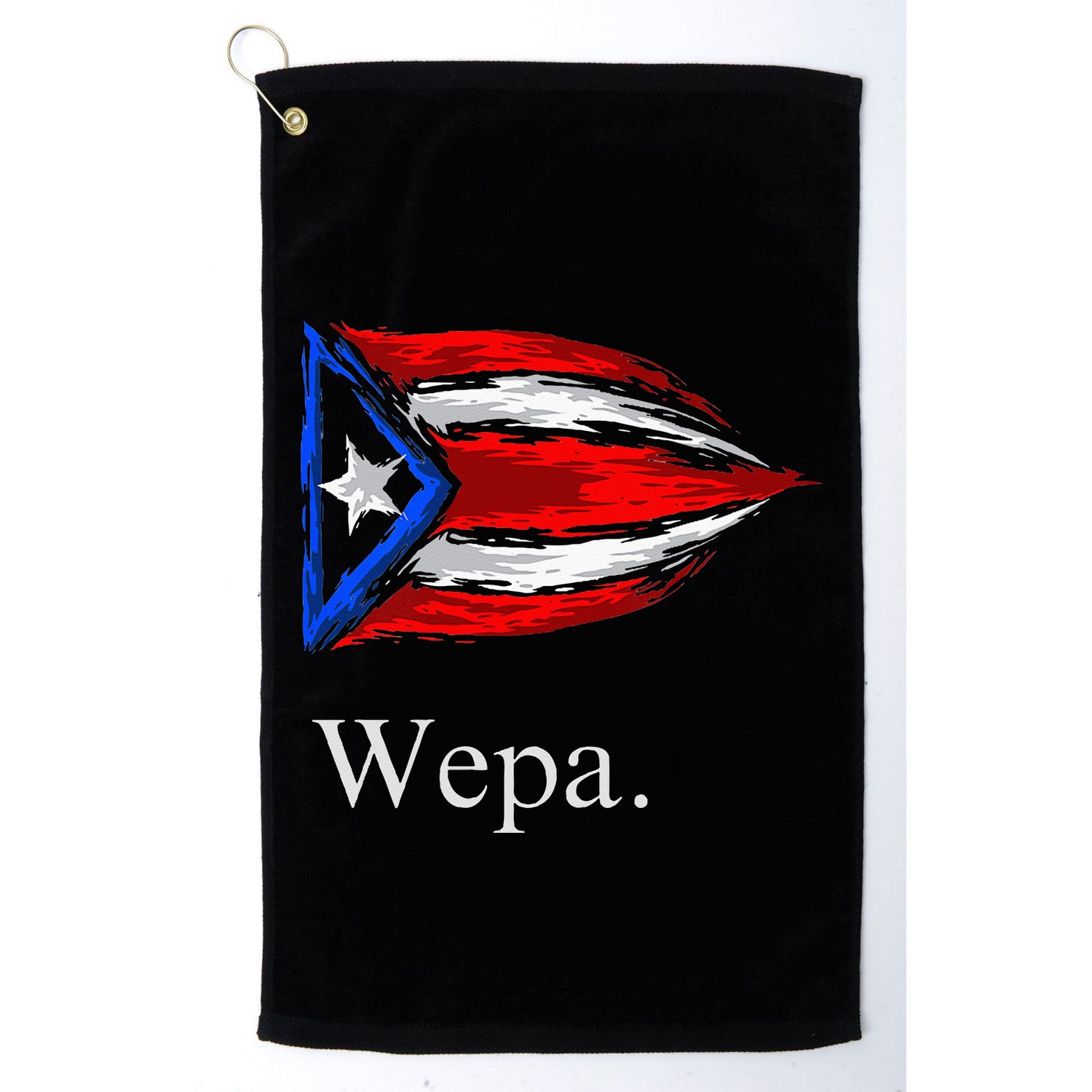 Wepa Puerto Rico Vintage Flag Golf Towel