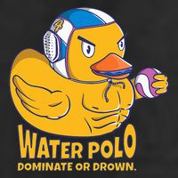 Water Polo Rubber Duck Dominate Or Drown On Hat