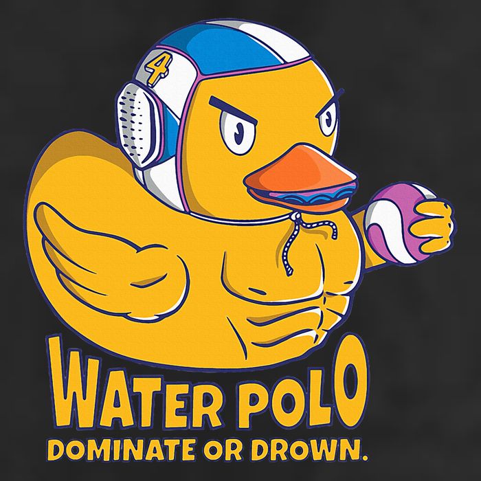 Water Polo Rubber Duck Dominate Or Drown On Hat