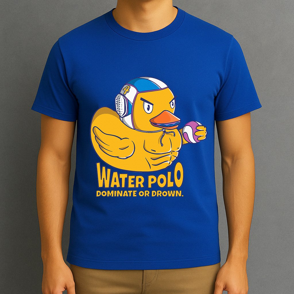 Water Polo Rubber Duck Dominate Or Drown On T-Shirt