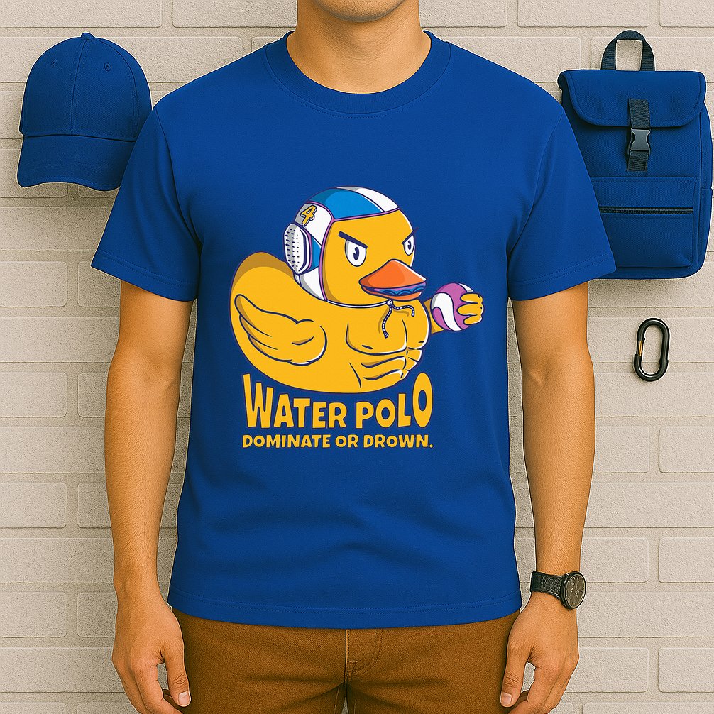 Water Polo Rubber Duck Dominate Or Drown On T-Shirt