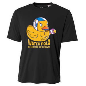 Water Polo Rubber Duck Dominate Or Drown On Cooling Performance Crew T-Shirt