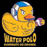 Water Polo Rubber Duck Dominate Or Drown On Cooling Performance Crew T-Shirt
