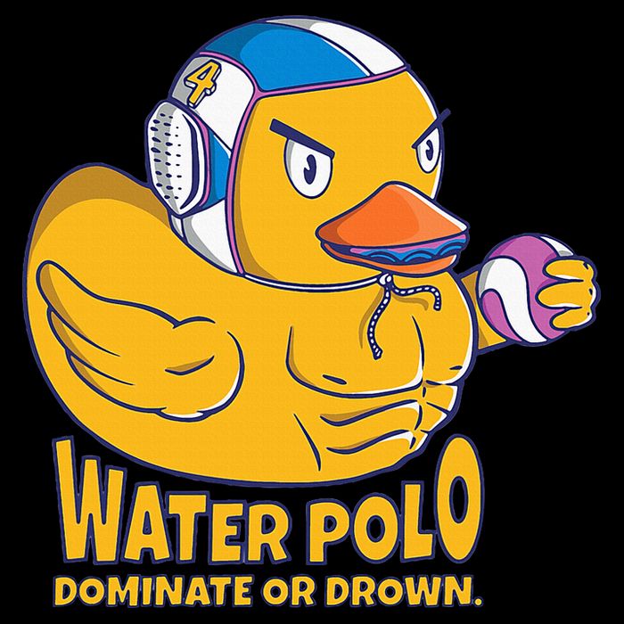 Water Polo Rubber Duck Dominate Or Drown On Cooling Performance Crew T-Shirt