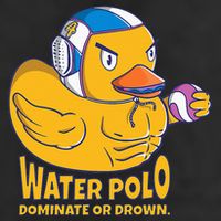 Water Polo Rubber Duck Dominate Or Drown On Adult Drive Performance Visor