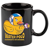 Water Polo Rubber Duck Dominate Or Drown On 11oz C Handle Ceramic Mug
