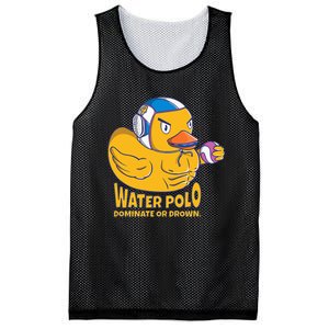 Water Polo Rubber Duck Dominate Or Drown On Mesh Reversible Basketball Jersey Tank