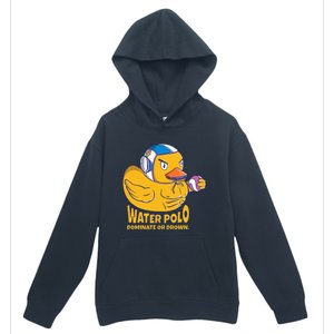 Water Polo Rubber Duck Dominate Or Drown On Urban Pullover Hoodie