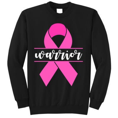Warrior Pink Ribbon Breast Cancer Month Sweatshirt