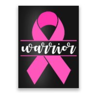 Warrior Pink Ribbon Breast Cancer Month Poster