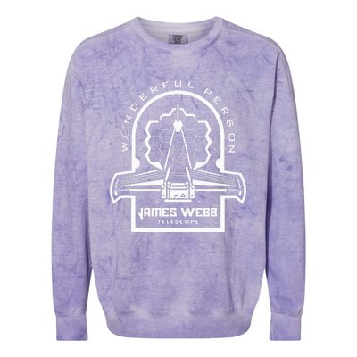 Wonderful Person Space Telescope Colorblast Crewneck Sweatshirt