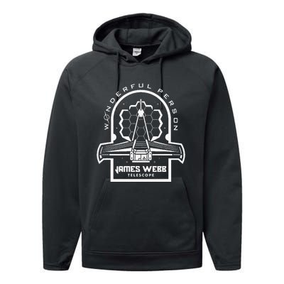 Wonderful Person Space Telescope Performance Fleece Hoodie