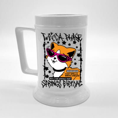 Wicca Phase Springs Eternal Cat Beer Stein