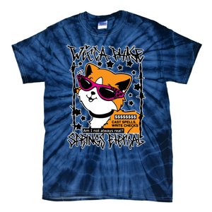 Wicca Phase Springs Eternal Cat Spells Write Checks Tie-Dye T-Shirt