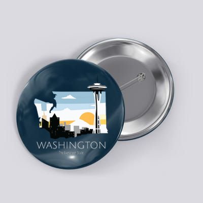 Washington Proud State Motto The Evergreen State Button