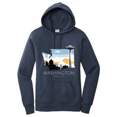 Washington Proud State Motto The Evergreen State Women's Pullover Hoodie