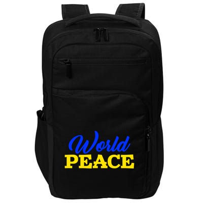 World Peace Support Ukraine Impact Tech Backpack
